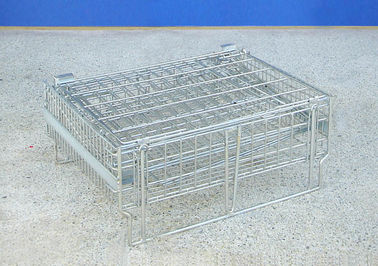 Supermarket 	Industrial Wire Container Detachable Wire Mesh Stillage