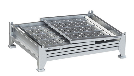 Collapsible Galvanized Steel Q235 Transport Box For Auto Parts Spare parts