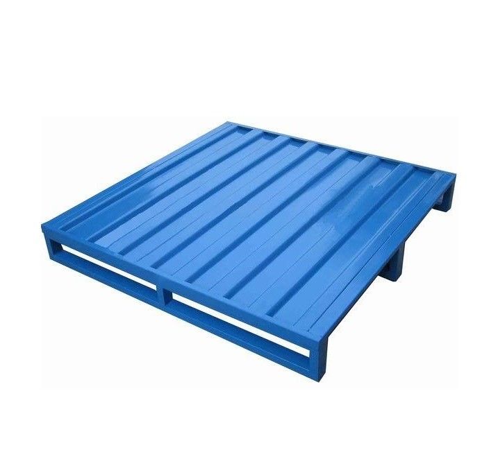 Corrugated Steel Recycable Metal Pallets  Stain Proof Non Absorbent